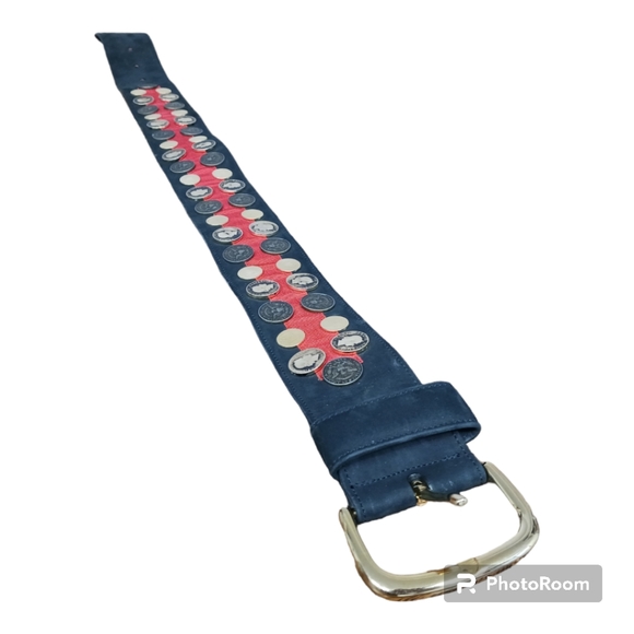 💜 25.5"-28" Coin belt 2.5" wide - Picture 4 of 5